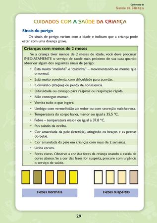  carnet de santé bresilien carte couleur des selles 